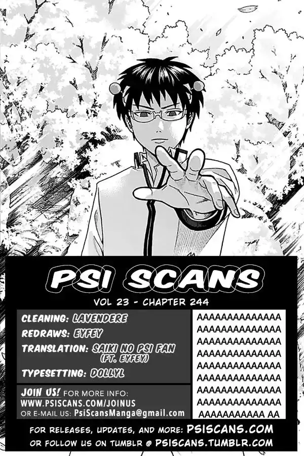 Saiki Kusuo no Psi Nan Chapter 244 1